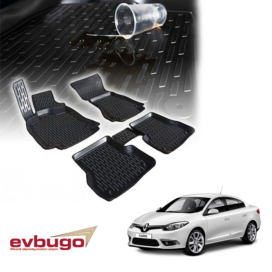 3D PASPAS SİYAH RENAULT FLUENCE 2009--2016